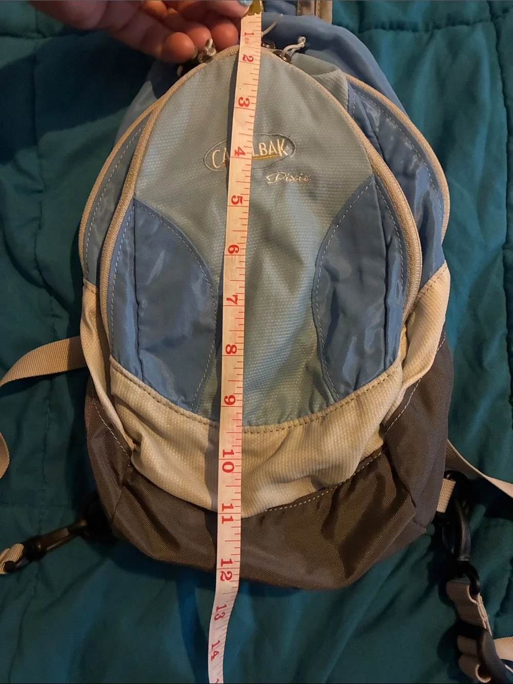 CamelBak Light Blue & Gray Women's Hydration Backpack (no bladder)